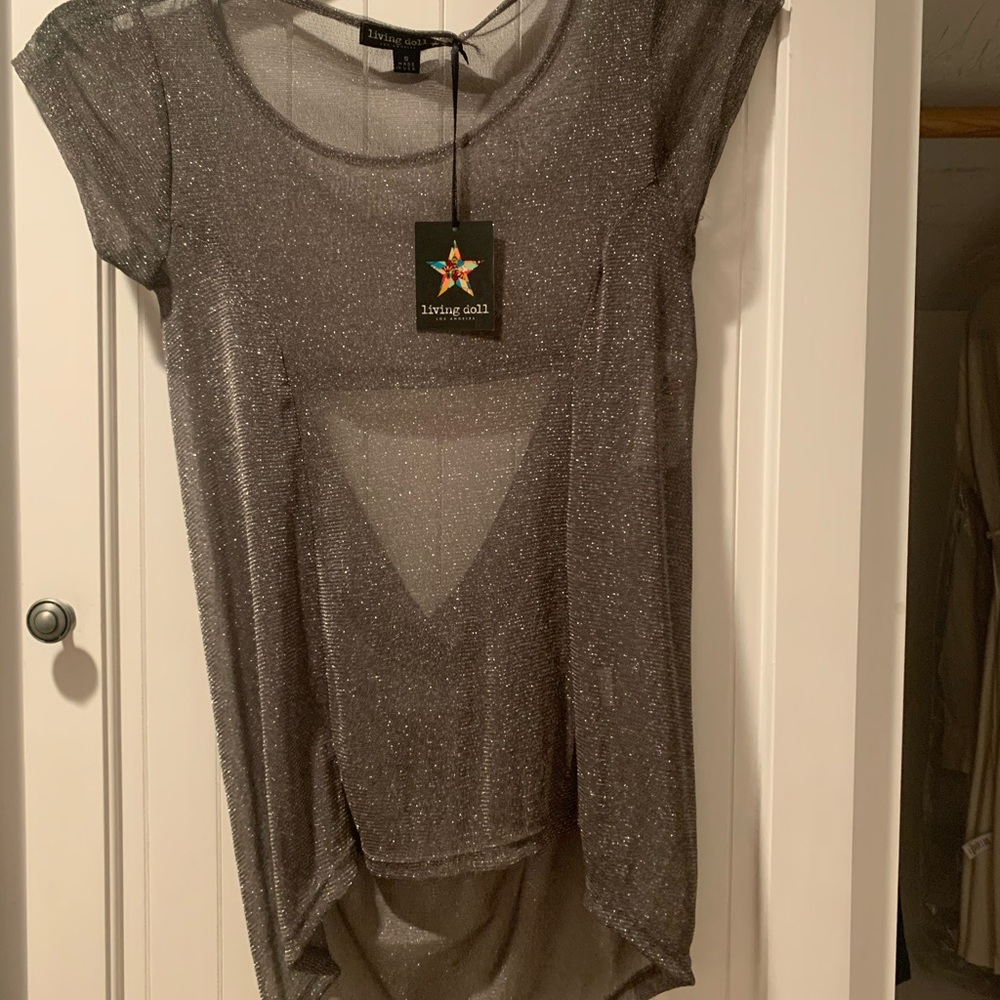 Beautiful metallic shirt